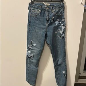Blue High Rise Jeans